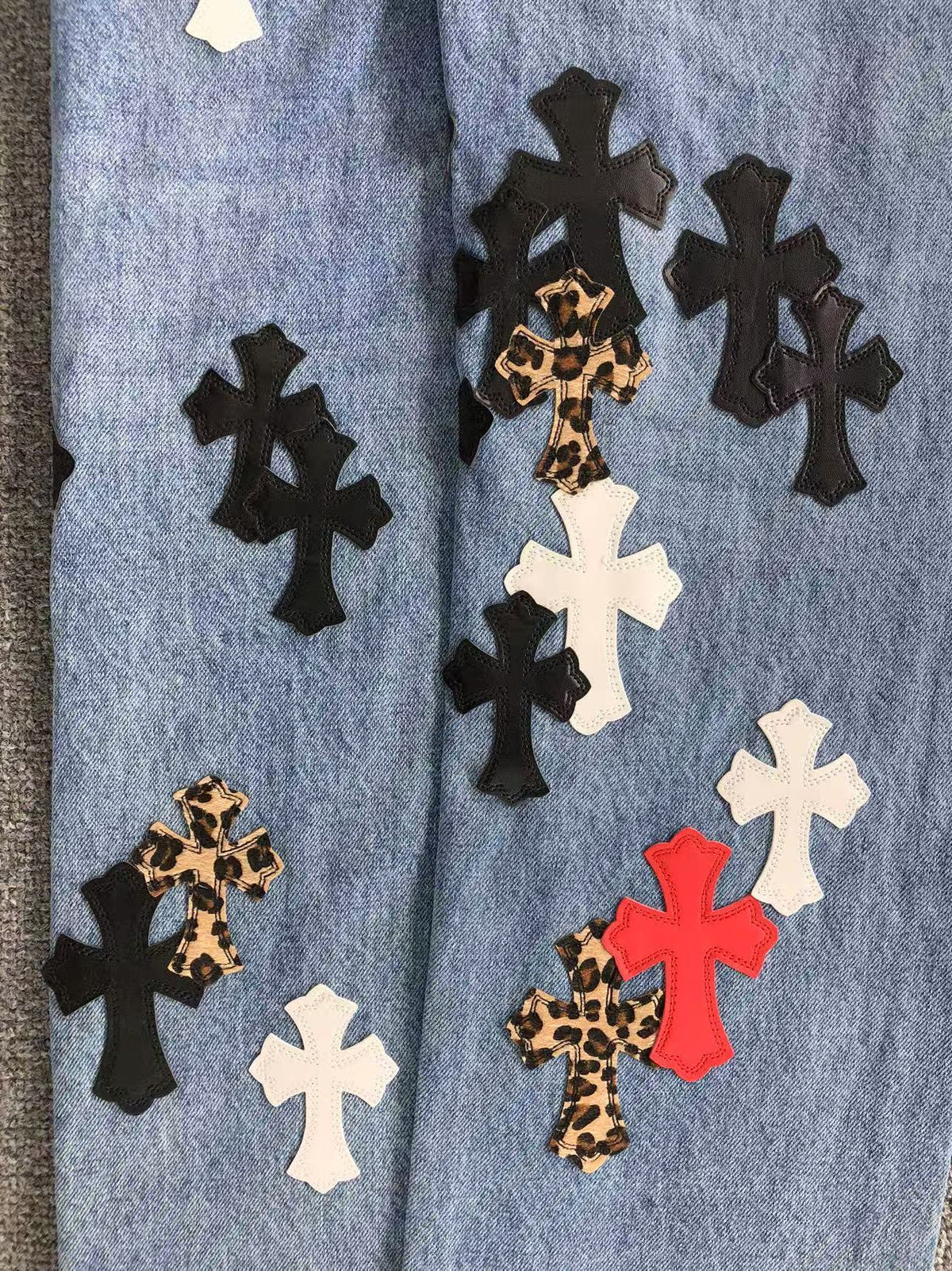 CHROME BLUE JEANS MULTI COLOR CROSS