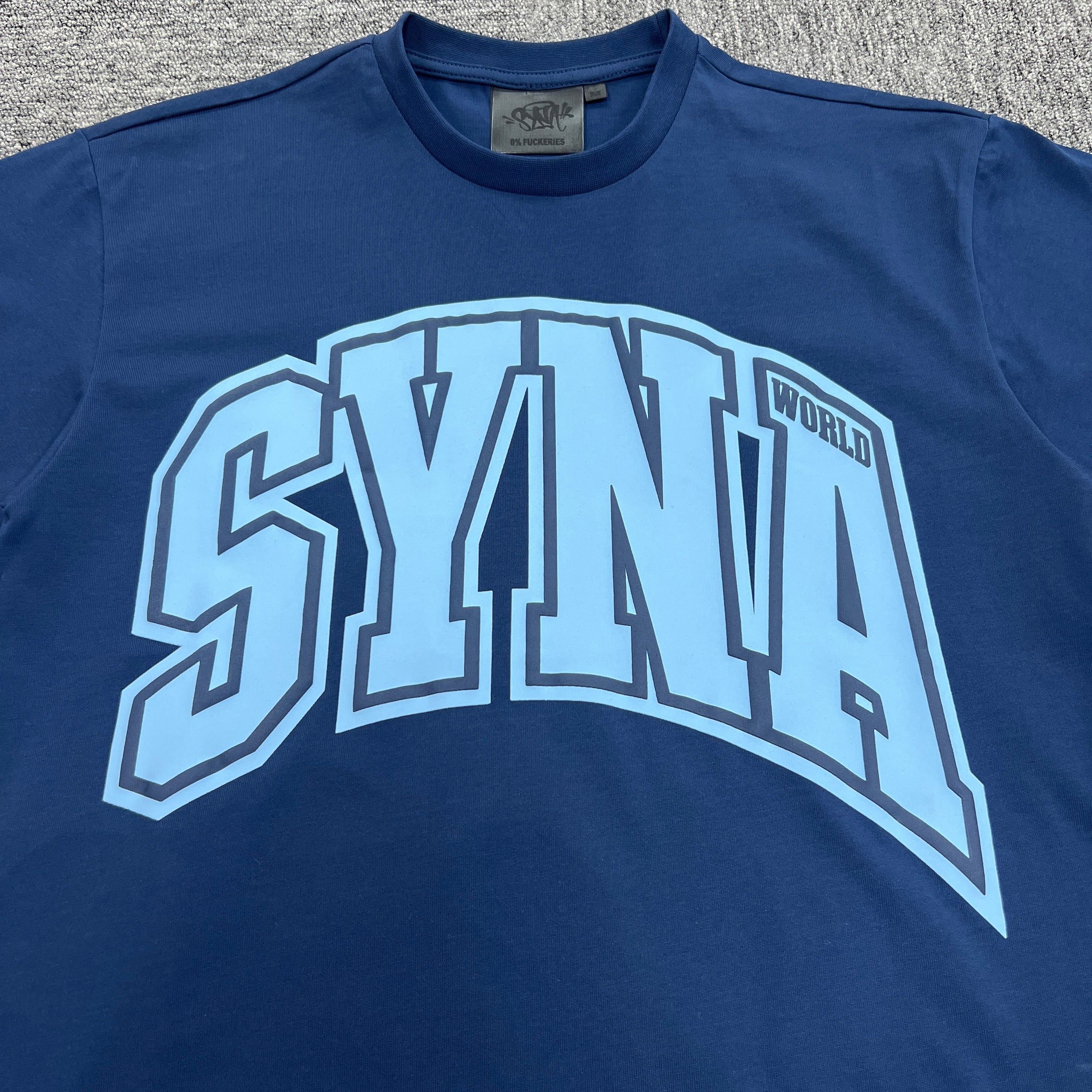 SYNA CREST SHIRT- DARK BLUE