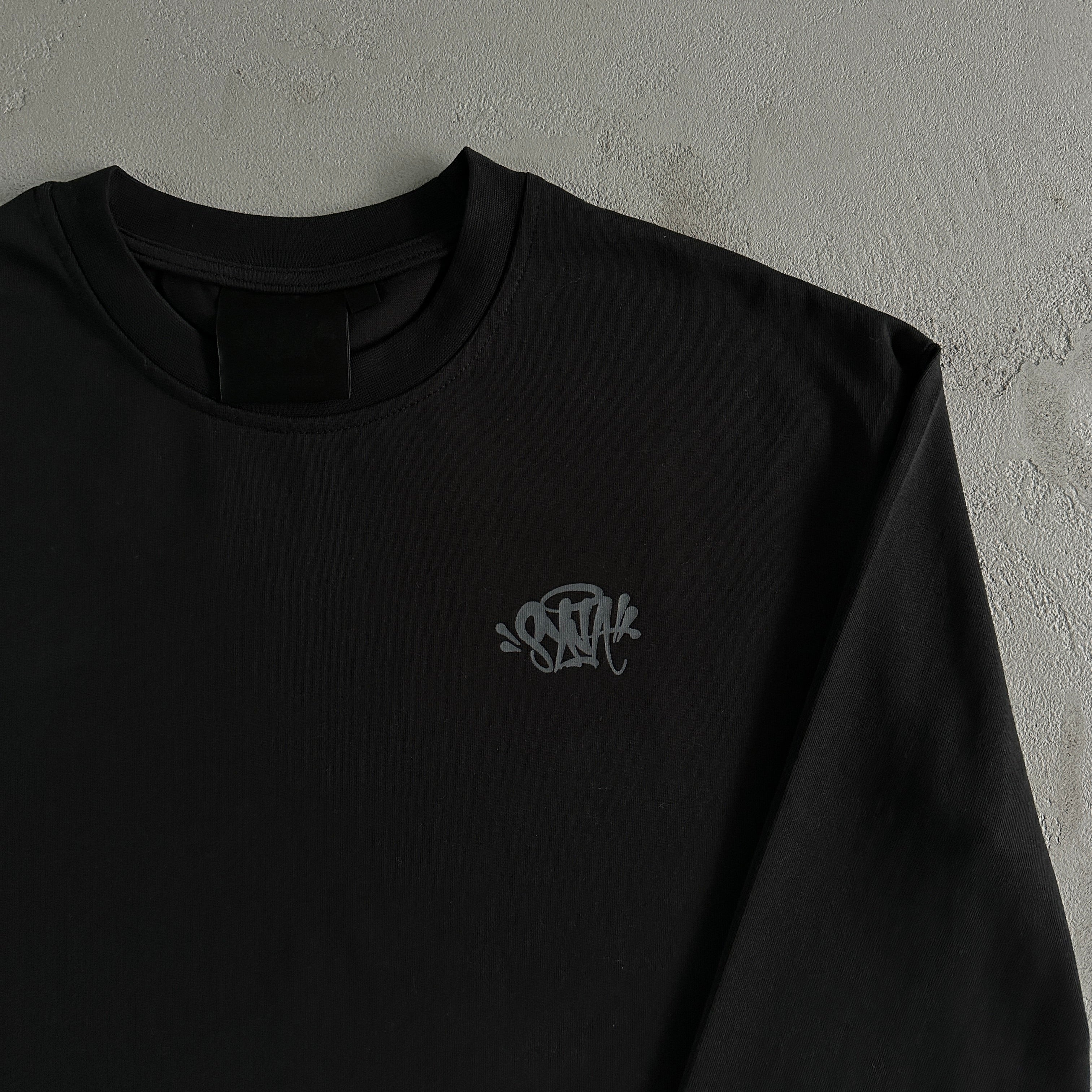 Long Sleeves SynaNARCHY Shirt- BLACK & GREY