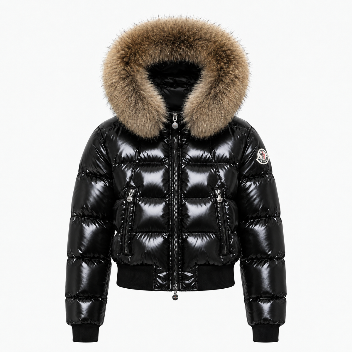 BLACK ALPINE Fur Puffer Jacket
