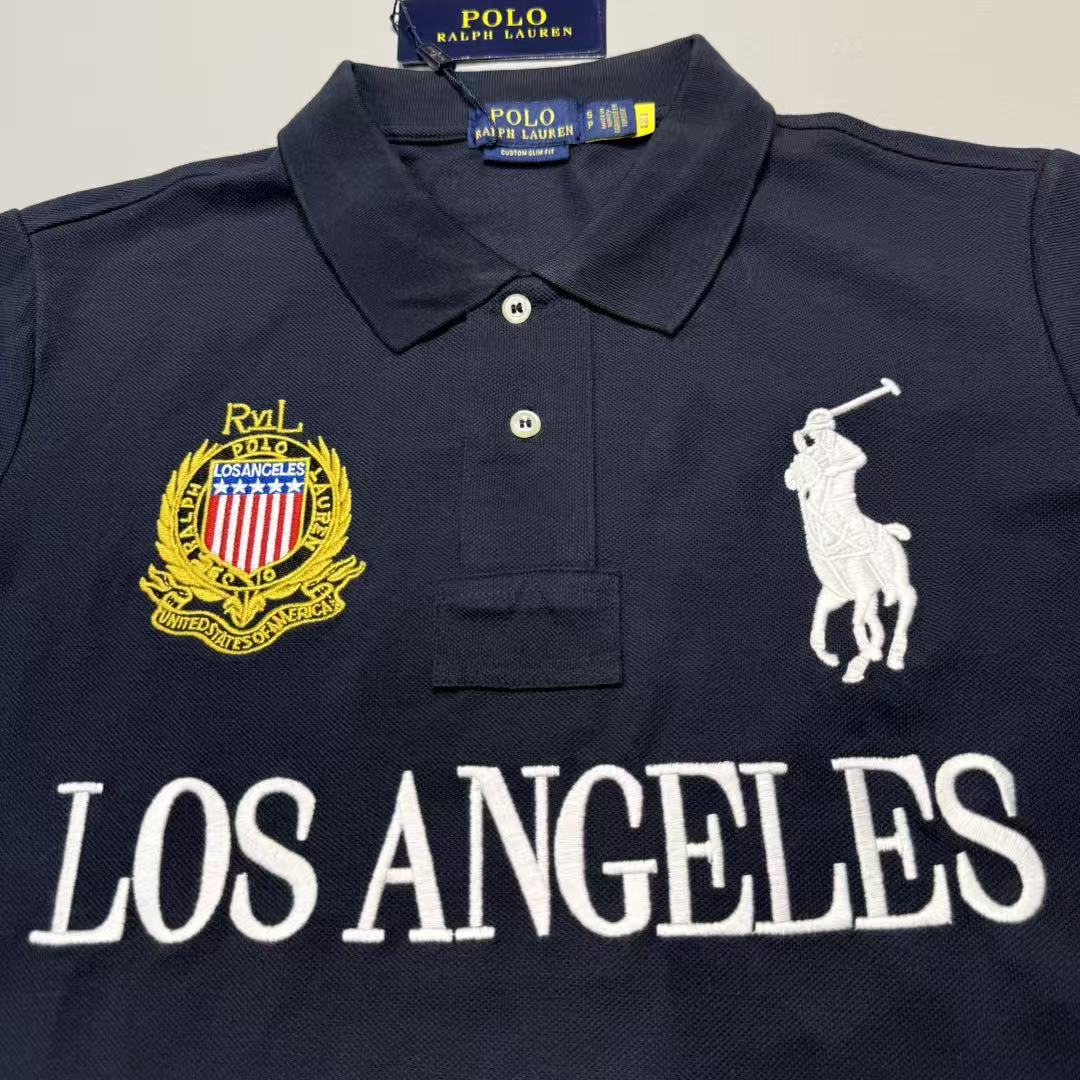 NAVY POLO LA TEE