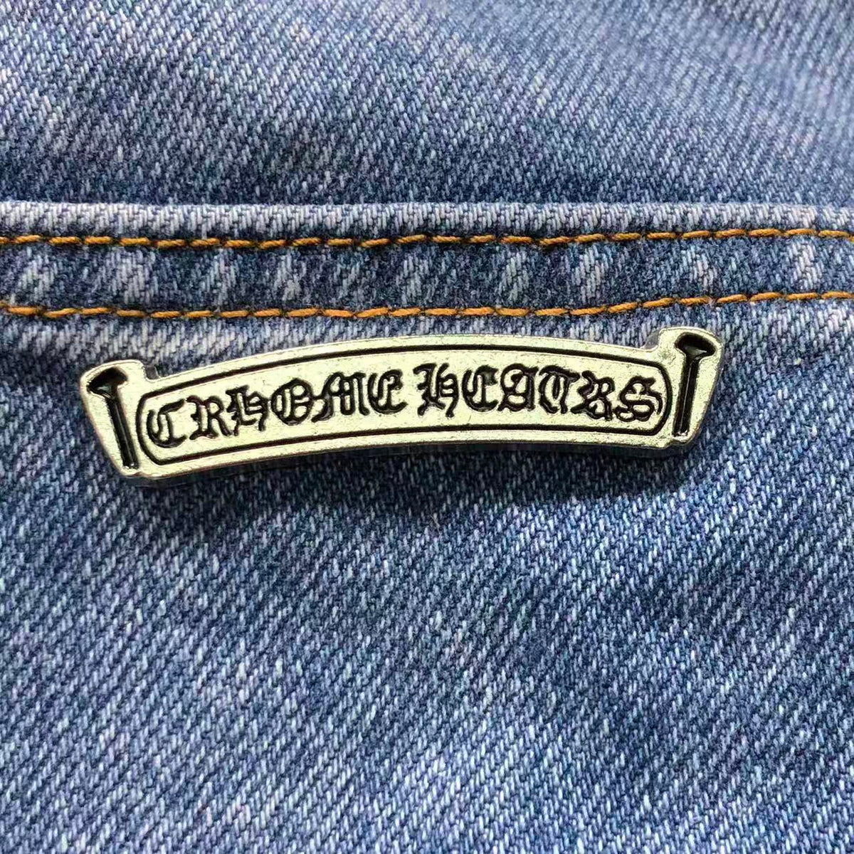 CHROME BLUE JEANS PINK AND ROSE CROSS