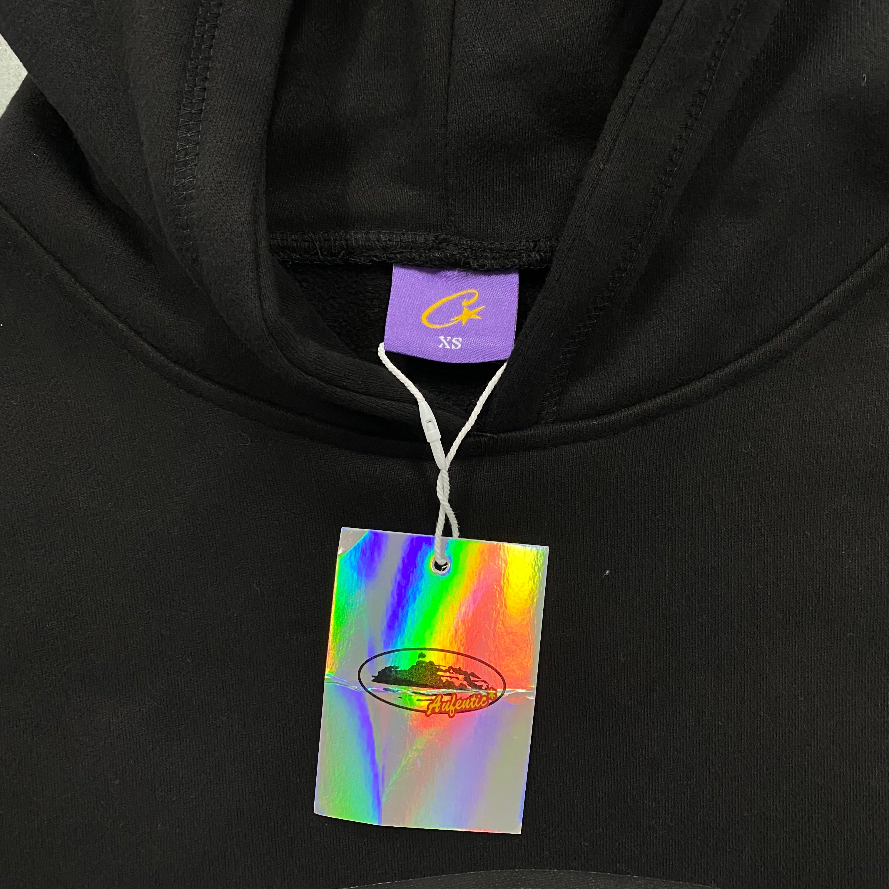 Corteiz Alcatraz Hoodie V2 'Triple Black'