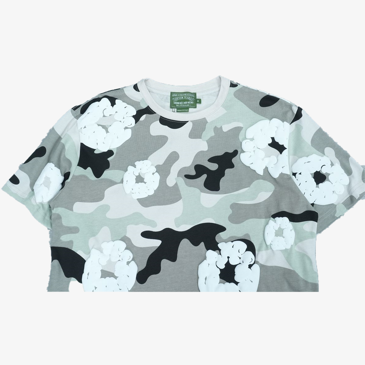GRAY CAMOUFLAGE TEARS TEE