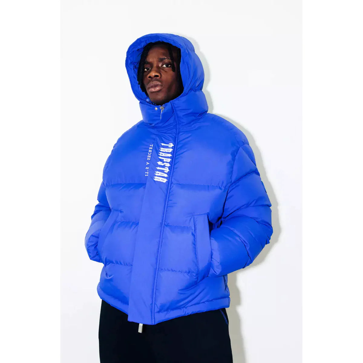 NEW Decoded Hooded Puffer 2.0 Jacket - DAZZLING BLUE
