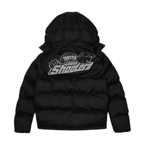 NEW Shooters Hooded Puffer Jacket -BLACK / REFLECTIVE