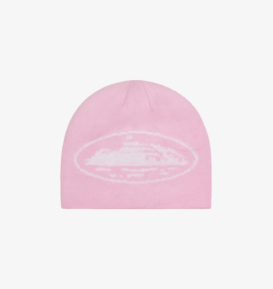 CRTZ pink alcatraz beanie