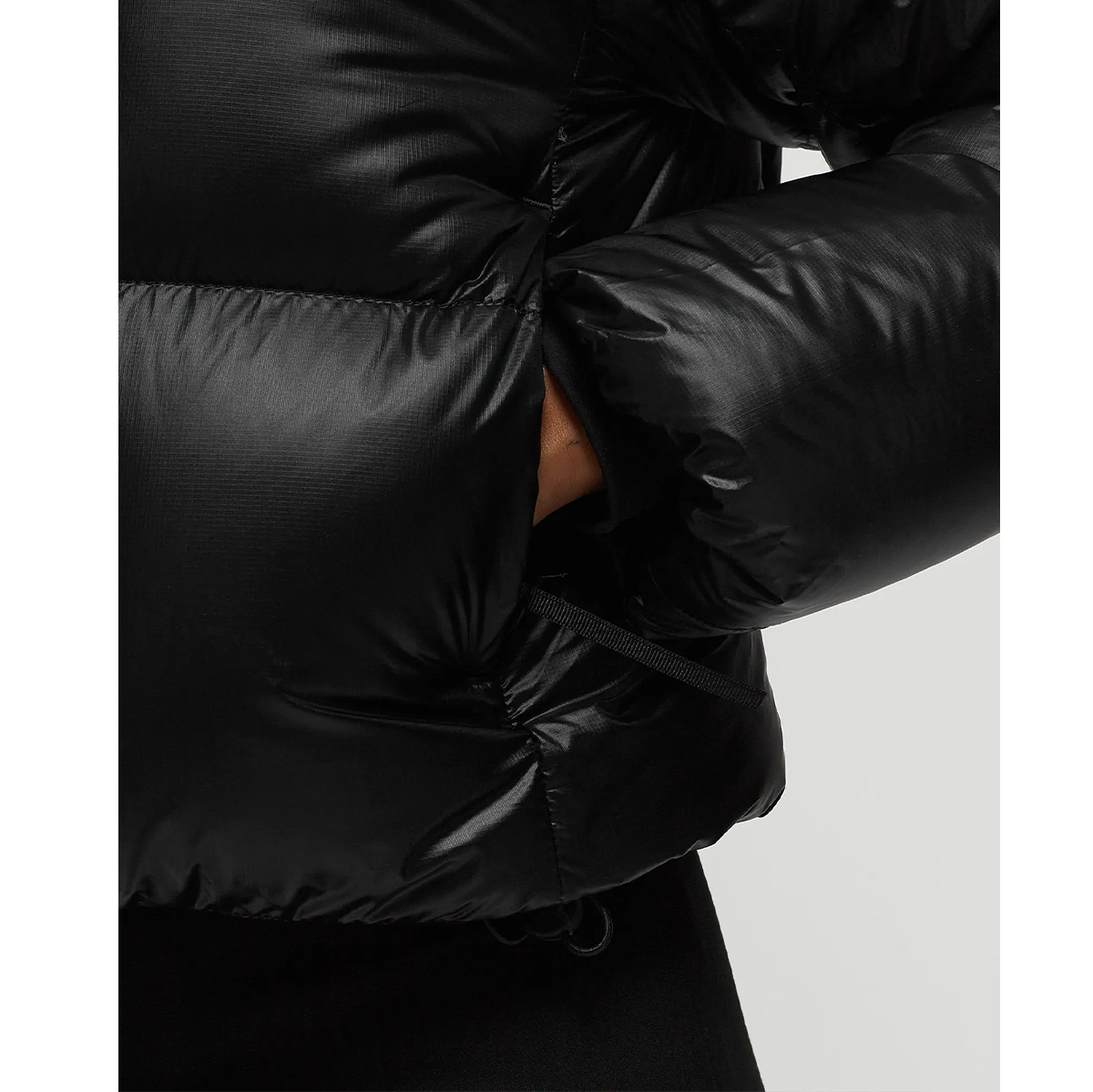 CANADA GOOSE BLACK SHINY PUFFER