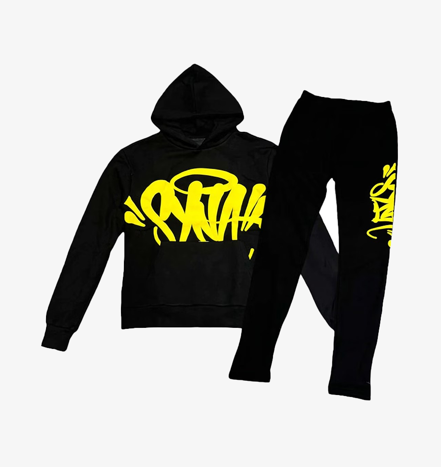 BLACK YELLOW SYNA WORLD Tracksuit