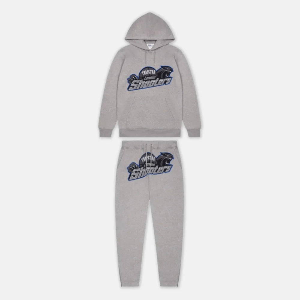 Shooters Grey Blue Edge London Tracksuit