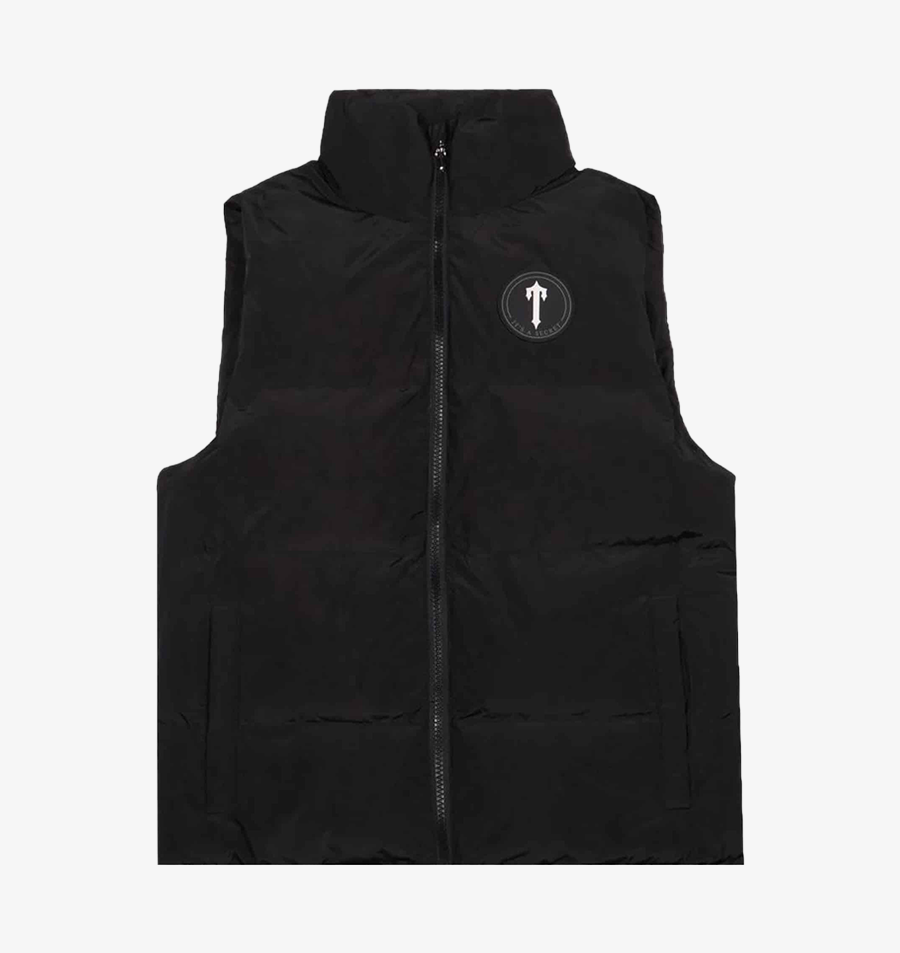 Black/White HyperDrive T Badge Gilet