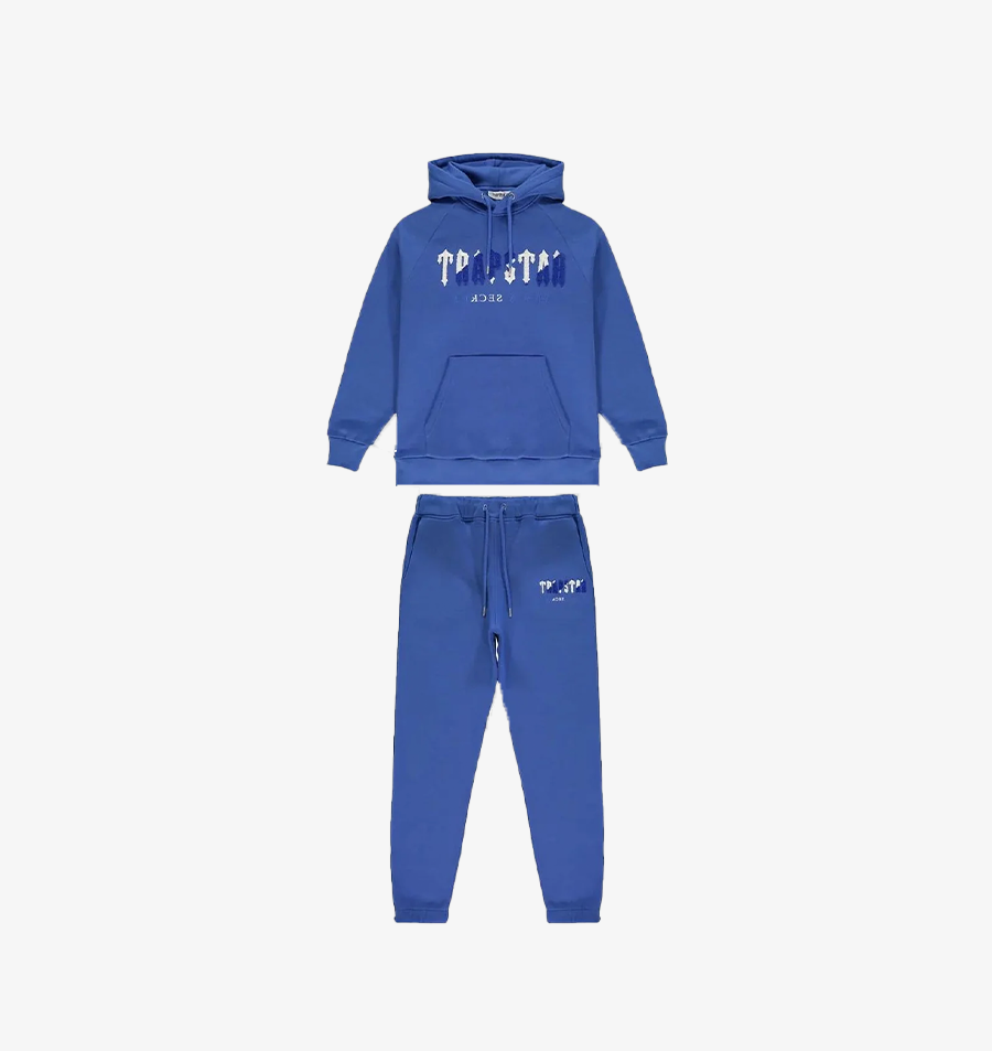 Dazzling blue/white Chenille Decoded Tracksuit