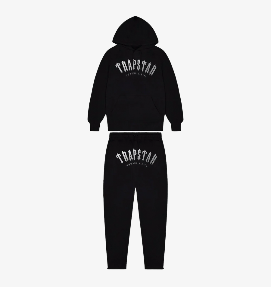 Trapstar Irongate Arch Gel Tracksuit - Black/white