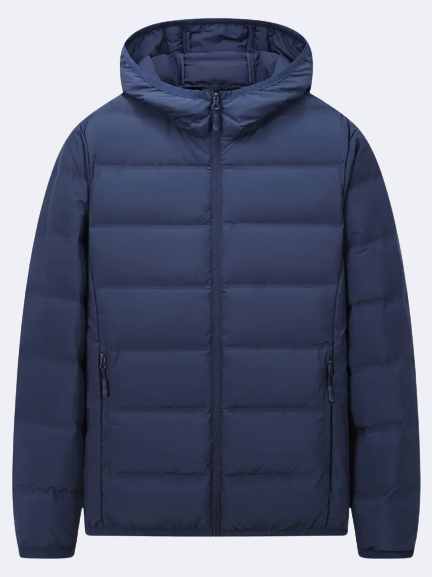 Navy hard T Detachable Puffer