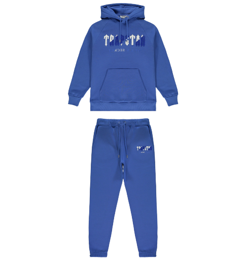 Dazzling blue/white Chenille Decoded Tracksuit